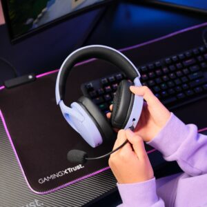 Słuchawki gamingowe Trust GXT 491P FAYZO WIRELESS Purple