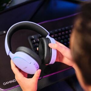Słuchawki gamingowe Trust GXT 491P FAYZO WIRELESS Purple