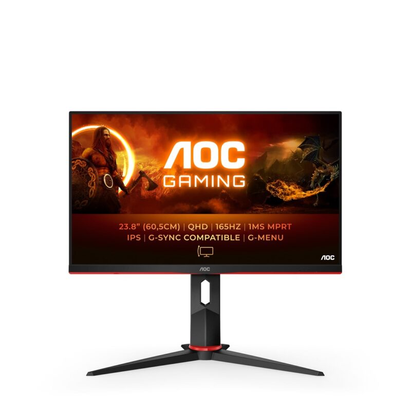 MONITOR AOC LED 23,8" Q24G2A 60.45CM IPS 2560X1440 1000:1 250CD/QM 16:9