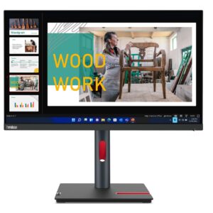 Lenovo ThinkVision P24q-30 LED display 60,5 cm (23.8") 2560 x 1440 px Quad HD Czarny