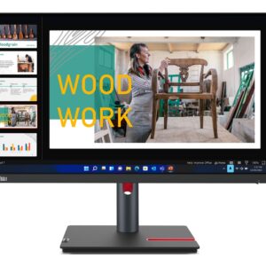 Lenovo ThinkVision P24q-30 LED display 60,5 cm (23.8") 2560 x 1440 px Quad HD Czarny