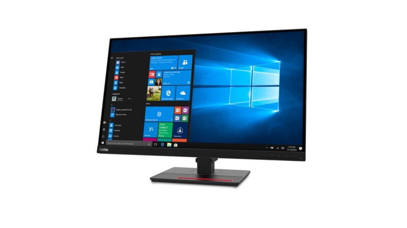 Lenovo ThinkVision T27q-20 monitor komputerowy 68,6 cm (27") 2560 x 1440 px Quad HD LCD Czarny