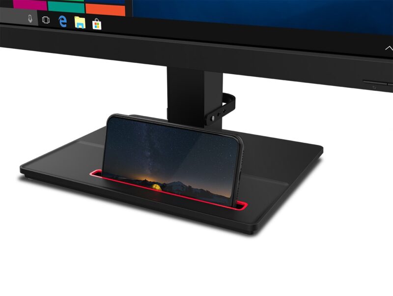 Lenovo ThinkVision T27q-20 monitor komputerowy 68,6 cm (27") 2560 x 1440 px Quad HD LCD Czarny