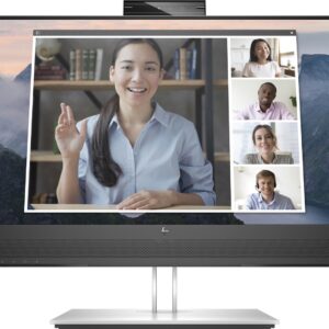 HP E24mv G4 60,5 cm (23.8") 1920 x 1080 px monitor Full HD Czarny, Srebrny