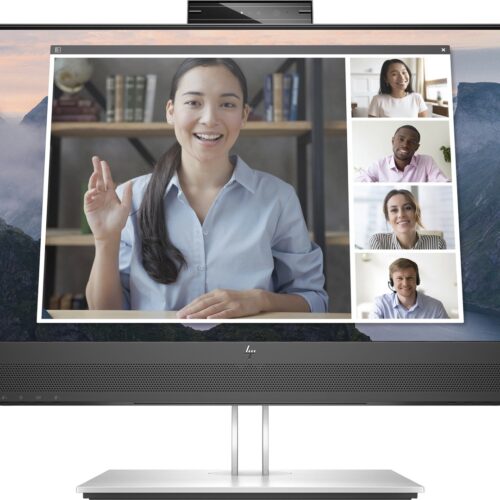 HP E24mv G4 60,5 cm (23.8") 1920 x 1080 px monitor Full HD Czarny, Srebrny