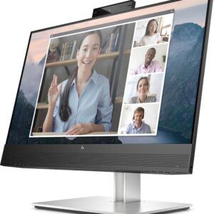 HP E24mv G4 60,5 cm (23.8") 1920 x 1080 px monitor Full HD Czarny, Srebrny