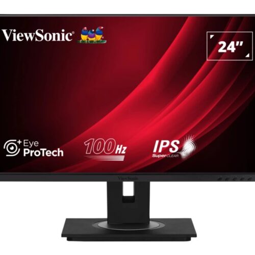 Viewsonic VG Series VG2448a monitor komputerowy 61 cm (24") 1920 x 1080 px Full HD LED Czarny