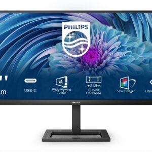 Philips E Line 346E2LAE/00 LED display 86,4 cm (34") 3440 x 1440 px Wide Quad HD LCD Czarny