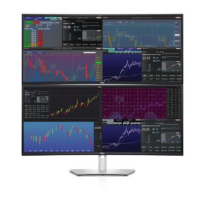 DELL UltraSharp U3824DW LED display 95,2 cm (37.5") 3840 x 1600 px Wide Quad HD+ LCD Czarny, Srebrny