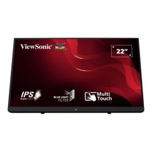 Viewsonic TD2230 monitor komputerowy 54,6 cm (21.5") 1920 x 1080 px Full HD LCD Ekran dotykowy Przeznaczony dla wielu użytkowników Czarny