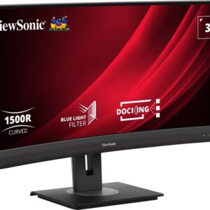Viewsonic VG3456C monitor komputerowy 86,4 cm (34") 3440 x 1440 px UltraWide Quad HD LED Czarny
