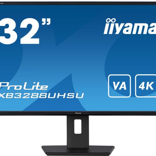 iiyama ProLite XB3288UHSU-B5 monitor komputerowy 80 cm (31.5") 3840 x 2160 px 4K Ultra HD LCD Czarny