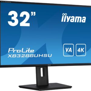 iiyama ProLite XB3288UHSU-B5 monitor komputerowy 80 cm (31.5") 3840 x 2160 px 4K Ultra HD LCD Czarny