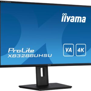 iiyama ProLite XB3288UHSU-B5 monitor komputerowy 80 cm (31.5") 3840 x 2160 px 4K Ultra HD LCD Czarny