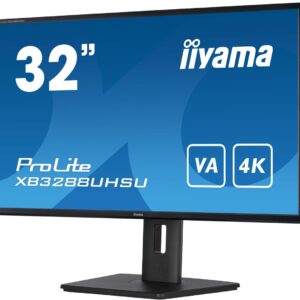iiyama ProLite XB3288UHSU-B5 monitor komputerowy 80 cm (31.5") 3840 x 2160 px 4K Ultra HD LCD Czarny