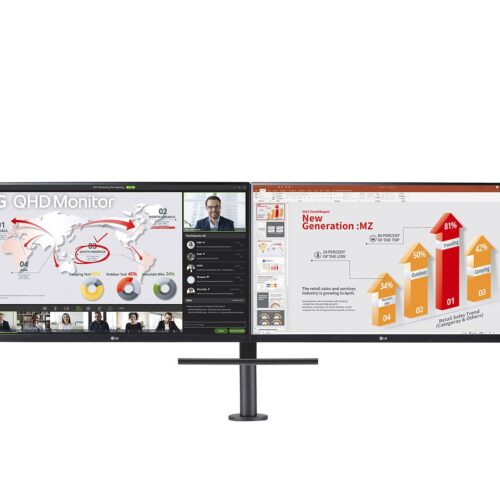 LG 27QP88DP-BS monitor komputerowy 68,6 cm (27") 2560 x 1440 px Quad HD LED Czarny
