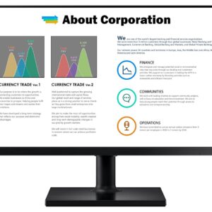 Samsung F24T452FQR 61 cm (24") 1920 x 1080 px monitor LED Czarny