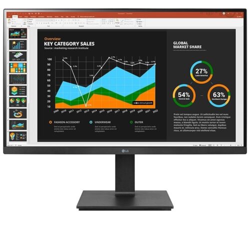 LG 27BQ75QB-B monitor komputerowy 68,6 cm (27") 2560 x 1440 px Quad HD LCD Czarny