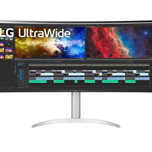 LG 38BQ85C-W monitor komputerowy 95,2 cm (37.5") 3840 x 1600 px Quad HD+ Biały