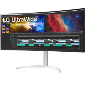 LG 38BQ85C-W monitor komputerowy 95,2 cm (37.5") 3840 x 1600 px Quad HD+ Biały
