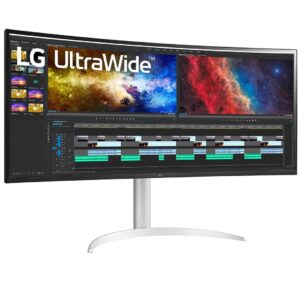 LG 38BQ85C-W monitor komputerowy 95,2 cm (37.5") 3840 x 1600 px Quad HD+ Biały