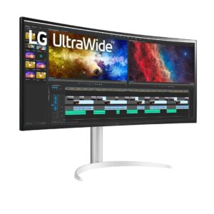 LG 38BQ85C-W monitor komputerowy 95,2 cm (37.5") 3840 x 1600 px Quad HD+ Biały