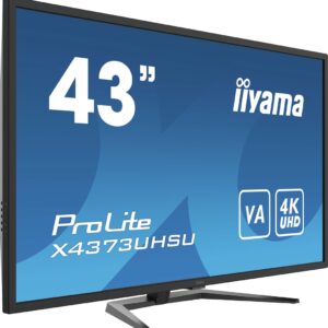 iiyama ProLite X4373UHSU-B1 monitor komputerowy 108 cm (42.5") 3840 x 2160 px 4K Ultra HD Czarny