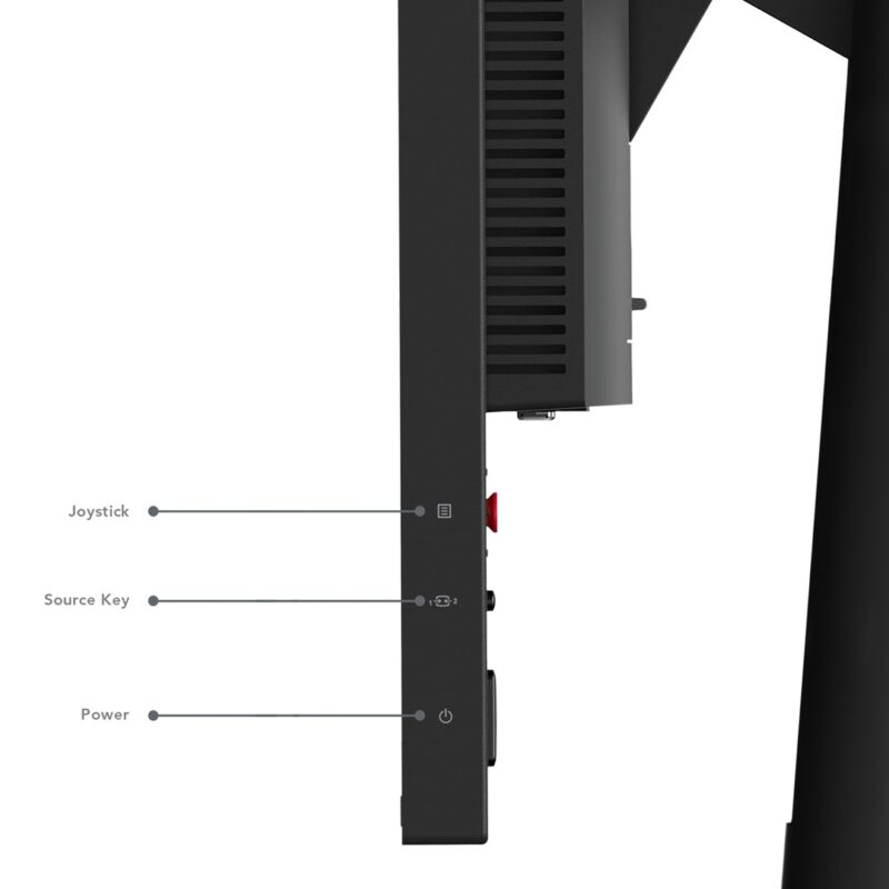 Lenovo ThinkVision T24d-30 LED display 61 cm (24") 1920 x 1200 px Full HD Czarny