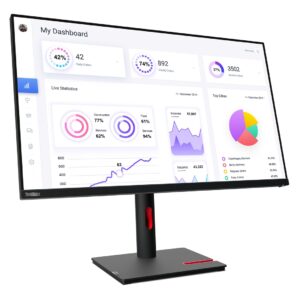 Lenovo ThinkVision T32p-30 LED display 80 cm (31.5") 3840 x 2160 px 4K Ultra HD Czarny