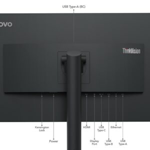 Lenovo ThinkVision T32p-30 LED display 80 cm (31.5") 3840 x 2160 px 4K Ultra HD Czarny