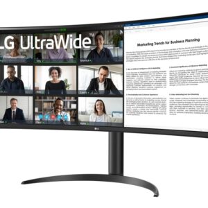 LG 34WR55QK-B monitor komputerowy 86,4 cm (34") 3440 x 1440 px Wide Quad HD Czarny