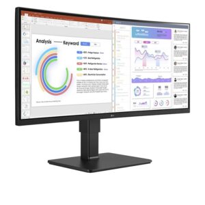 LG 34BQ77QC-B monitor komputerowy 86,4 cm (34") 3440 x 1440 px UltraWide Dual Quad HD LCD Czarny