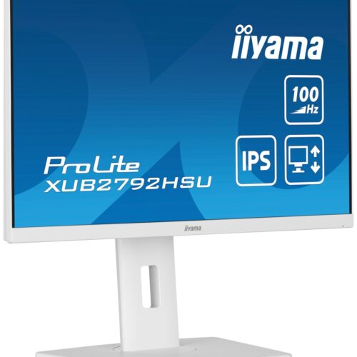 iiyama ProLite XUB2792HSU-W6 LED display 68,6 cm (27") 1920 x 1080 px Full HD Biały