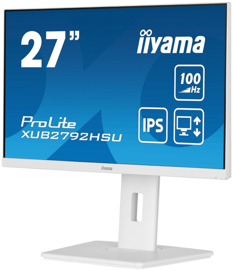 iiyama ProLite XUB2792HSU-W6 LED display 68,6 cm (27") 1920 x 1080 px Full HD Biały