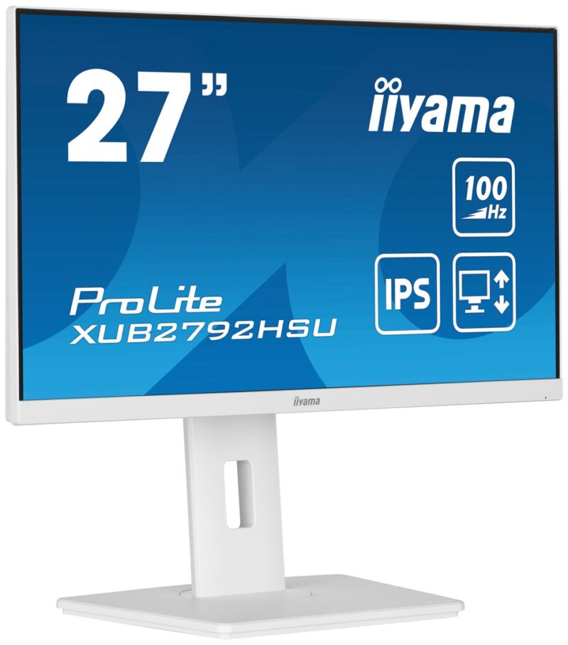 iiyama ProLite XUB2792HSU-W6 LED display 68,6 cm (27") 1920 x 1080 px Full HD Biały