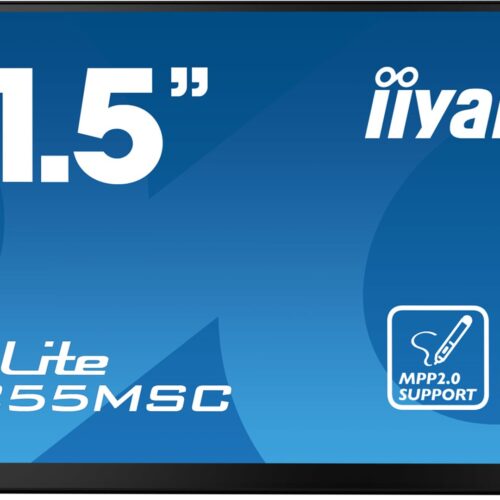 iiyama ProLite T2255MSC-B1 monitor komputerowy 54,6 cm (21.5") 1920 x 1080 px Full HD LCD Ekran dotykowy Czarny