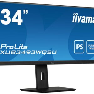 iiyama ProLite XUB3493WQSU-B5 monitor komputerowy 86,4 cm (34") 3440 x 1440 px UltraWide Quad HD LED Czarny