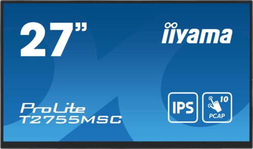 iiyama T2755MSC-B1 | 27″ Full HD Touch | Matryca IPS | HDMI DP