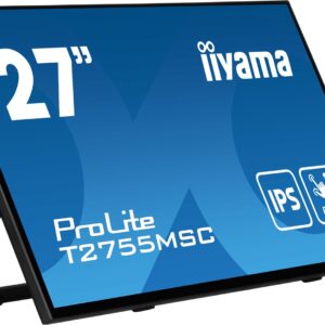 iiyama ProLite T2755MSC-B1 monitor komputerowy 68,6 cm (27") 1920 x 1080 px Full HD LED Ekran dotykowy Blad Czarny