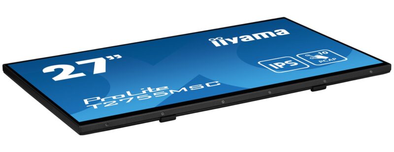 iiyama ProLite T2755MSC-B1 monitor komputerowy 68,6 cm (27") 1920 x 1080 px Full HD LED Ekran dotykowy Blad Czarny