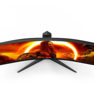 AOC G2 CU34G2XE/BK LED display 86,4 cm (34") 3440 x 1440 px Wide Quad HD LCD Czarny, Czerwony