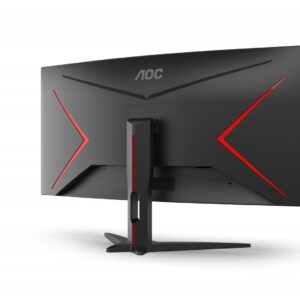 AOC G2 CU34G2XE/BK LED display 86,4 cm (34") 3440 x 1440 px Wide Quad HD LCD Czarny, Czerwony