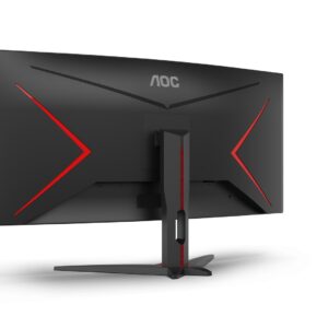 AOC G2 CU34G2XE/BK LED display 86,4 cm (34") 3440 x 1440 px Wide Quad HD LCD Czarny, Czerwony