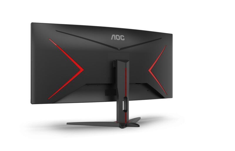 AOC G2 CU34G2XE/BK LED display 86,4 cm (34") 3440 x 1440 px Wide Quad HD LCD Czarny, Czerwony