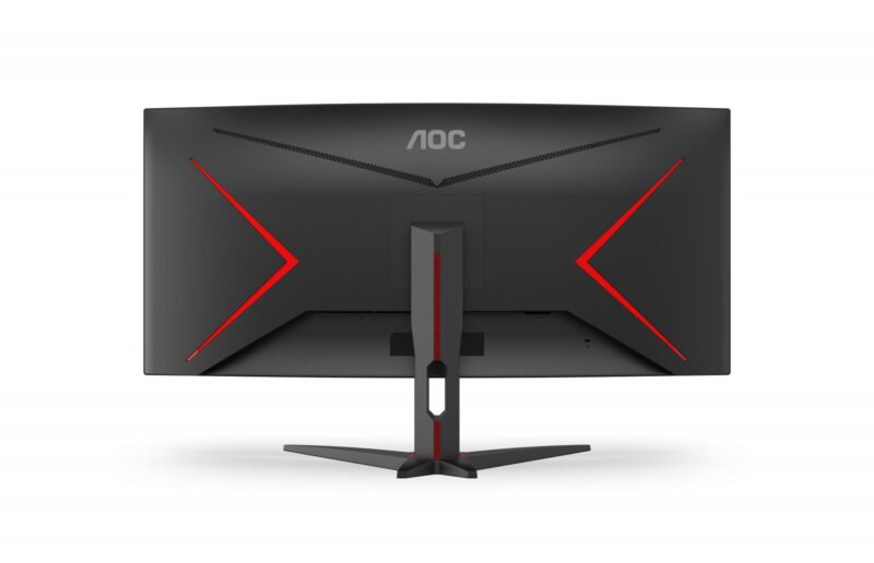 AOC G2 CU34G2XE/BK LED display 86,4 cm (34") 3440 x 1440 px Wide Quad HD LCD Czarny, Czerwony