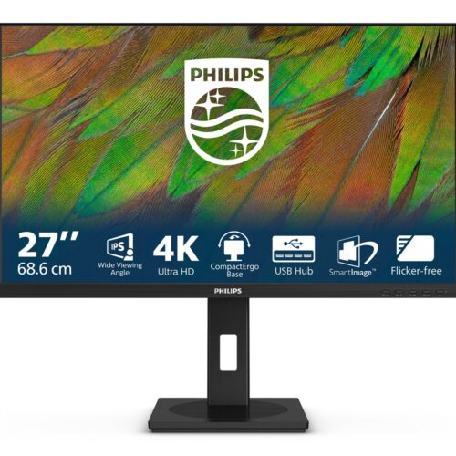 Philips 27B1N3800/00 | 27″ 4K UHD IPS | USB Hub & Głośniki