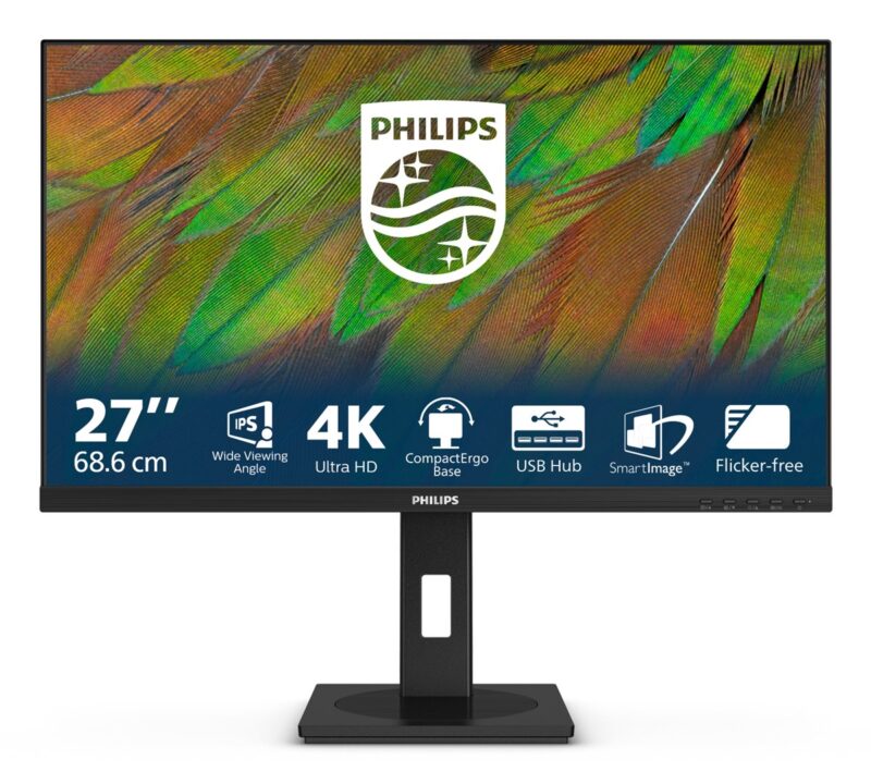 Philips 27B1N3800/00 | 27″ 4K UHD IPS | USB Hub & Głośniki