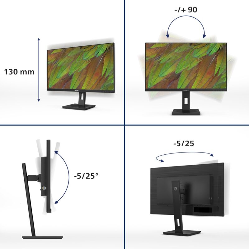 Philips 27B1N3800/00 | 27″ 4K UHD IPS | USB Hub & Głośniki