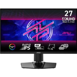 MSI MPG 274URFDE QD | 27″ 4K UHD IPS | 160Hz 0,5ms