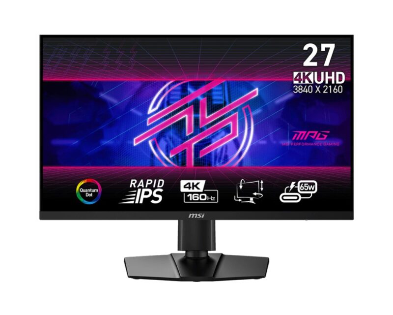 MSI MPG 274URFDE QD | 27″ 4K UHD IPS | 160Hz 0,5ms